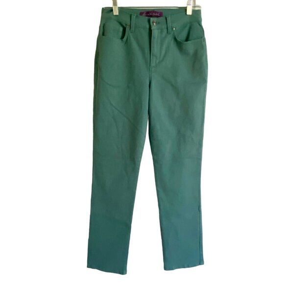 Gloria Vanderbilt Green Jeans Women's Size 6 - Picture 1 of 7